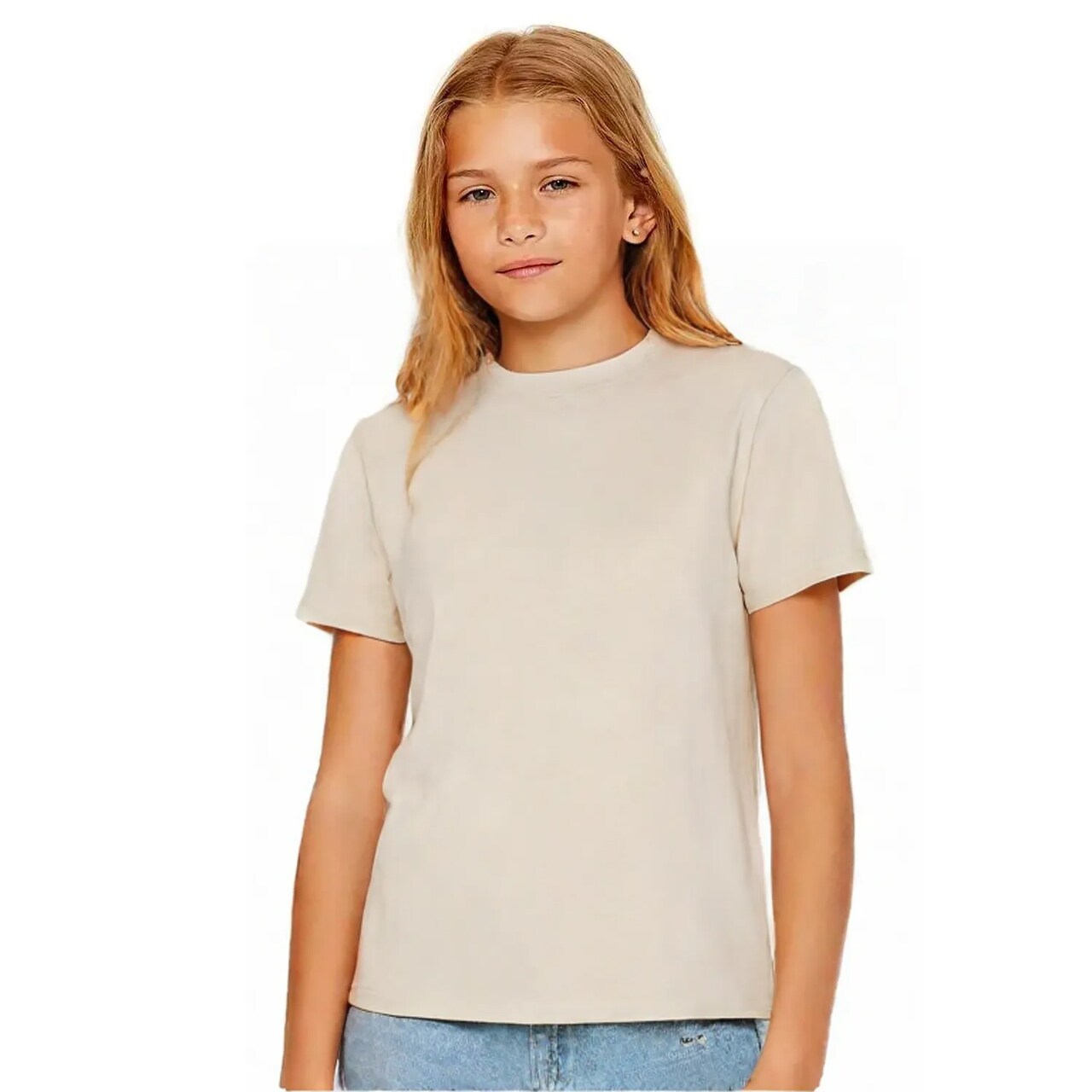 Gildan Youth Light Cotton Crewneck Short Sleeve T-Shirt for School, Sports & Casual Wear Everyday Tee